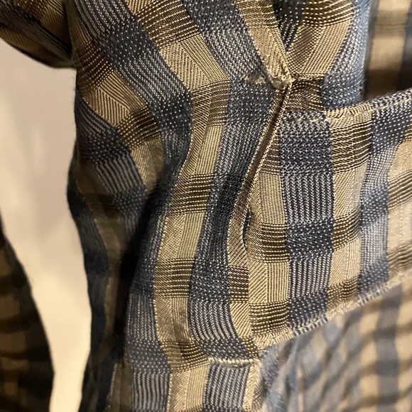 Armani Collezioni Plaid Belted Jacket - Picture 8 of 9